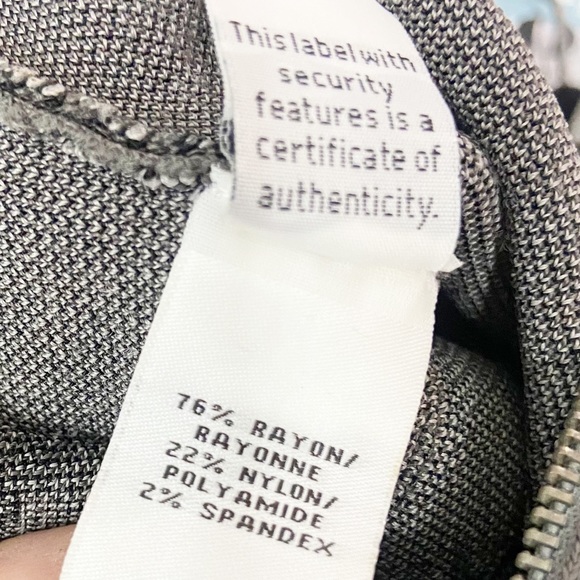 DVF Franca Dress Light Grey Combo Womens Size P 2 Bodycon Sleeveless - Picture 8 of 10